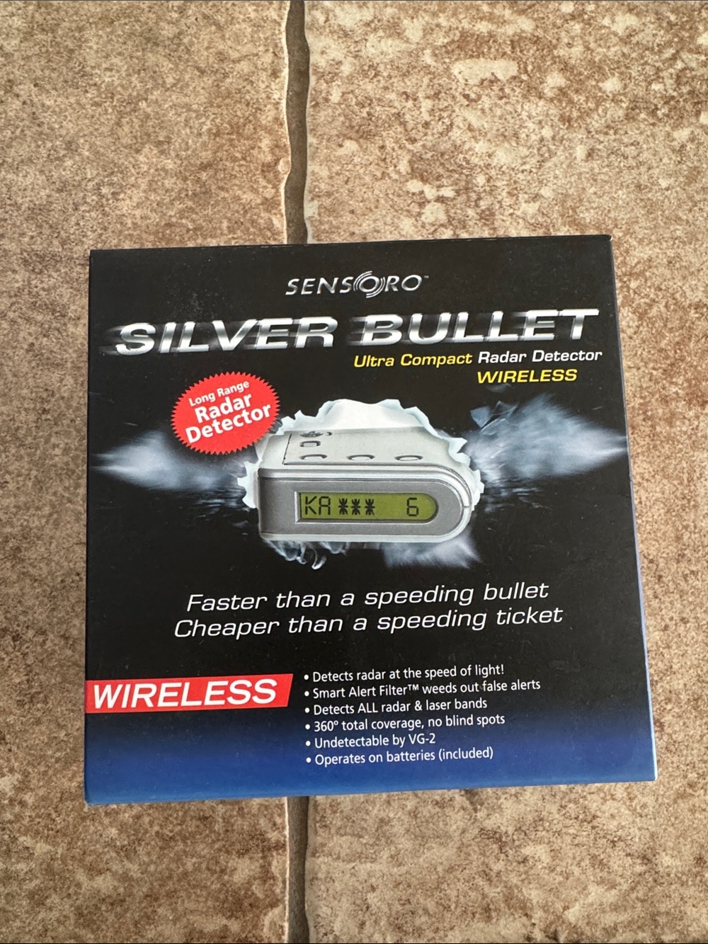 SENSOro Silver Bullet Radar Detector